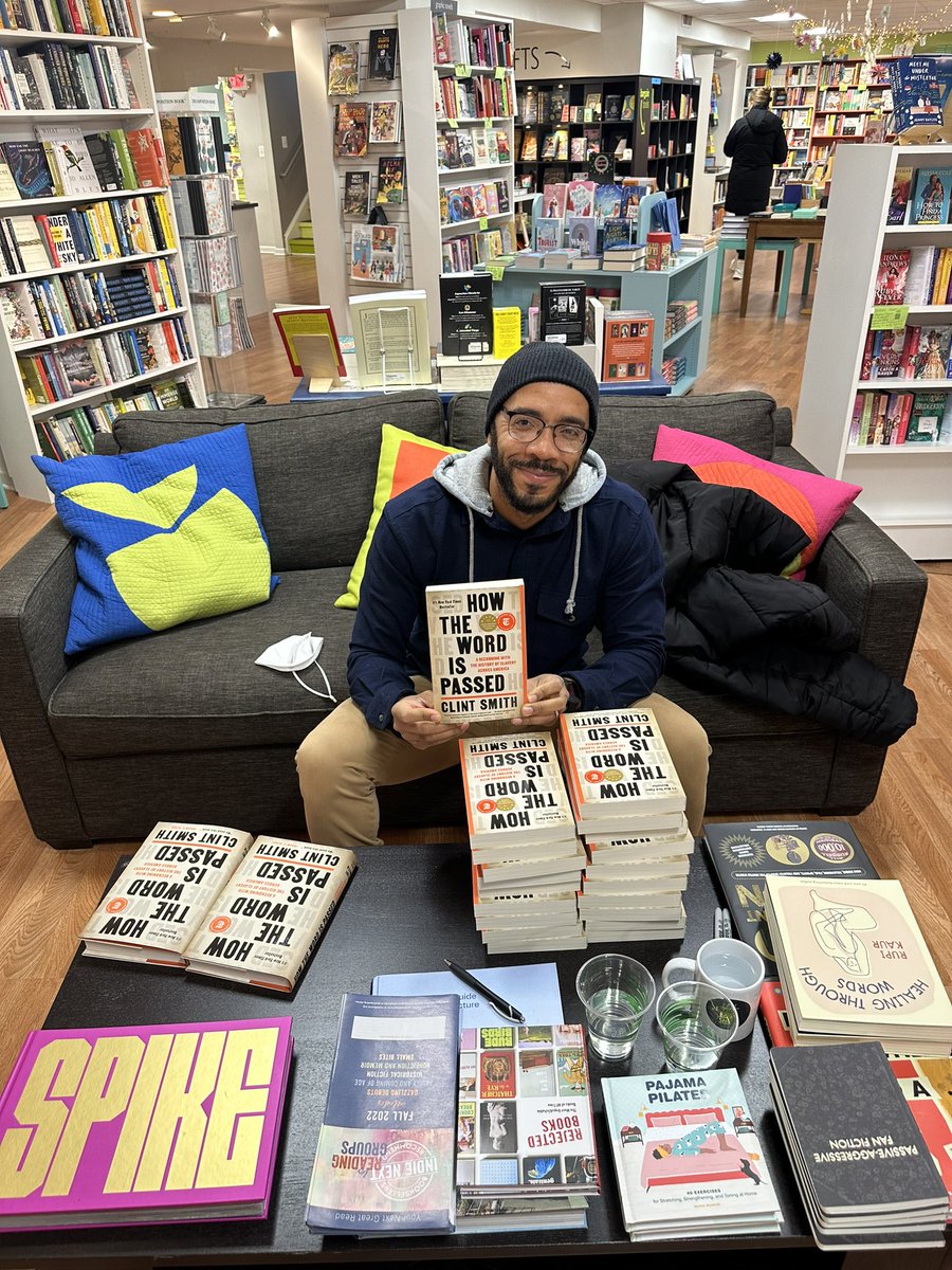 Throughout the week, I’m going to stop by bookstores in DC &amp; Maryland to sign copies of the How the Word Is Passed paperback. A sort of mini holiday book tour. All of the bookstores will ship copies throughout the country.

First stop was <a href="/eastcitybooks/">East City Bookshop</a>.

eastcitybookshop.com/item/-lOcjb5TG…