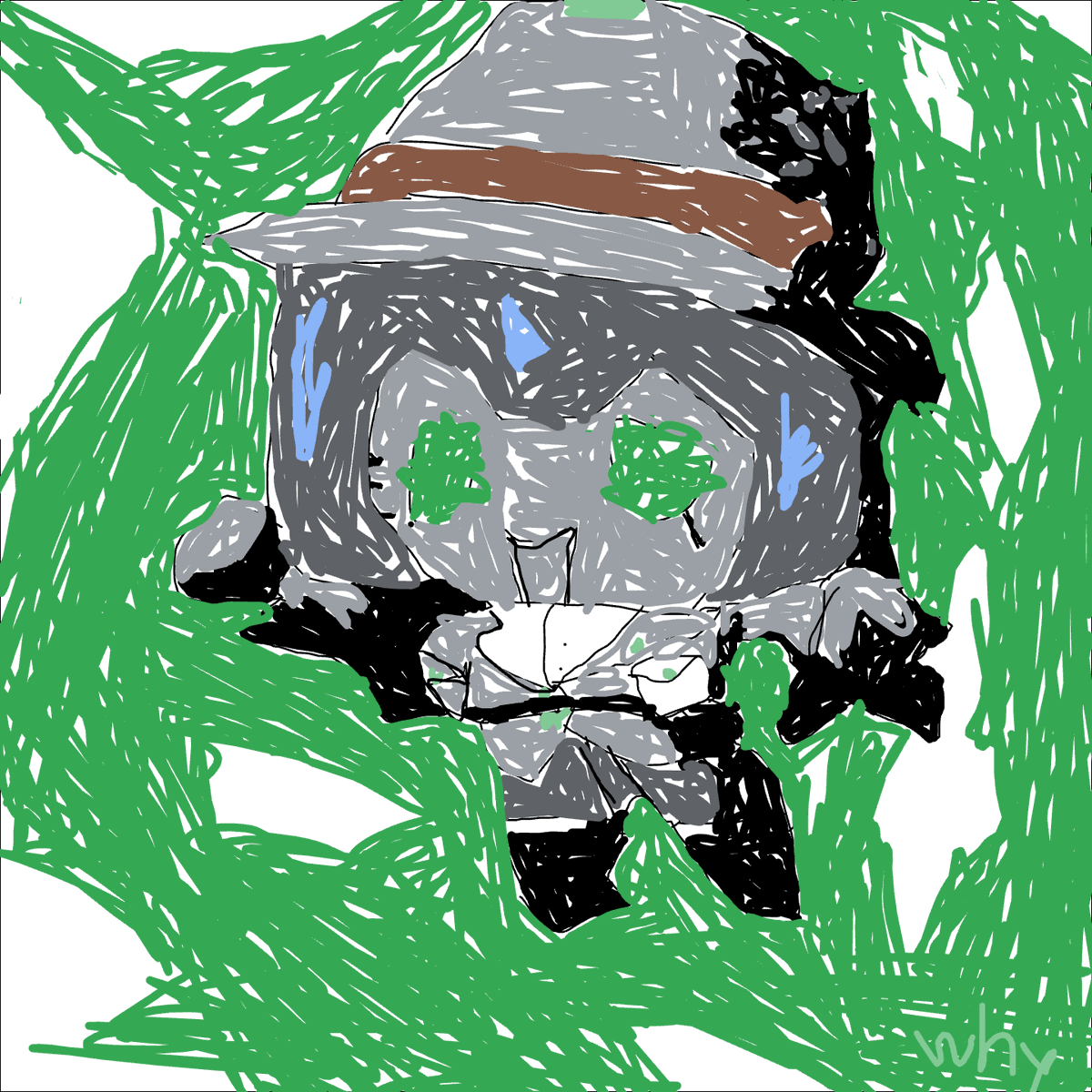 JarednoBrony's tweet photo. #doomfes Might as well post two random small things I drew during the event. The second one was drawn with a mousepad. I tried lol. https://t.co/yguzLmj5GK