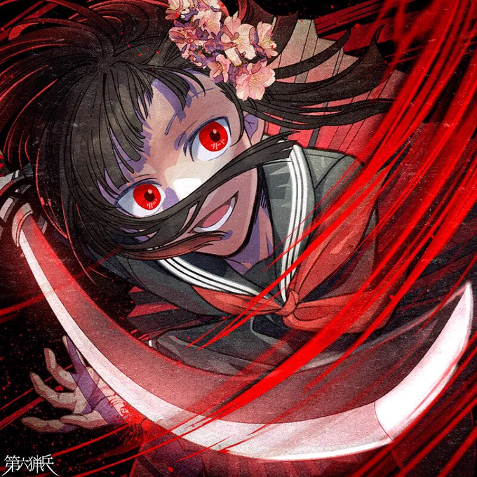 【お仕事】バトピン一点の納品です!リクエストありがとうございました!『第六猟兵』(C)発注者様/いもーす/トミーウォーカー 