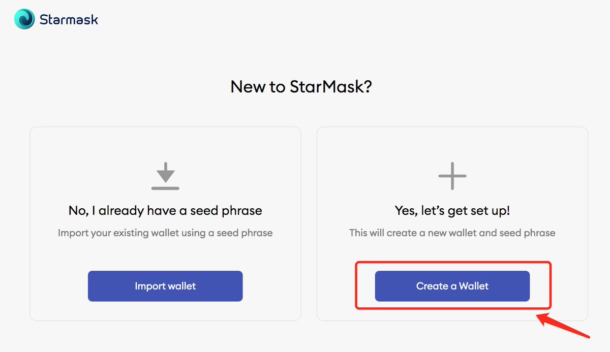 StarMaskWallet's tweet photo. How to download #StarMask wallet?

👉Enter Link
https://t.co/aIBo0TF4Th
👉Add StarMask wallet to Chrome
👉Get Started —— Create A Wallet —— I Agree
👉You Need To Create Password
👉Secret Backup Phrase
🎉Congratulations On Your Registration!

Follow @StarMaskWallet .Learn more. https://t.co/QHy8gQD2ba
