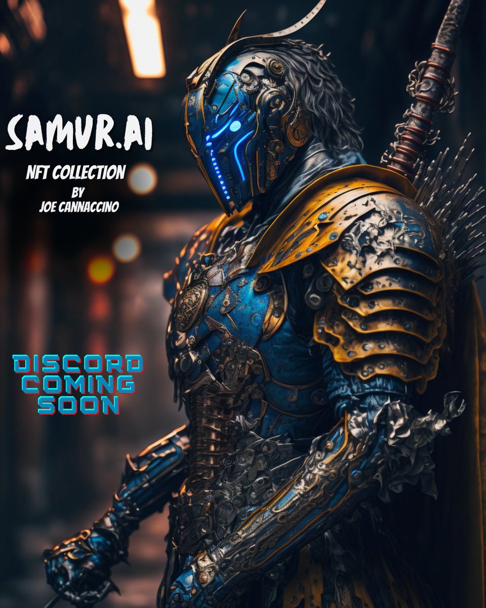 joetransformati's tweet photo. For the past 5 months I’ve created over 500 hand drawn Samurai robot sketches and learned how to integrate Ai to come up with this amazing NFT Project titled: 
@Samur_AiNFT 🤖⛩

I’m very proud of this project and can’t wait to share more details!

COMING SOON… https://t.co/wP0KoaYn1J