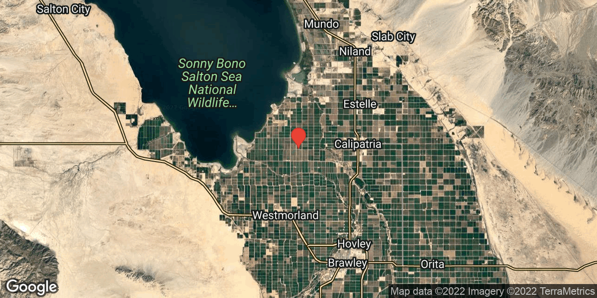 Earthquake today yuma az map