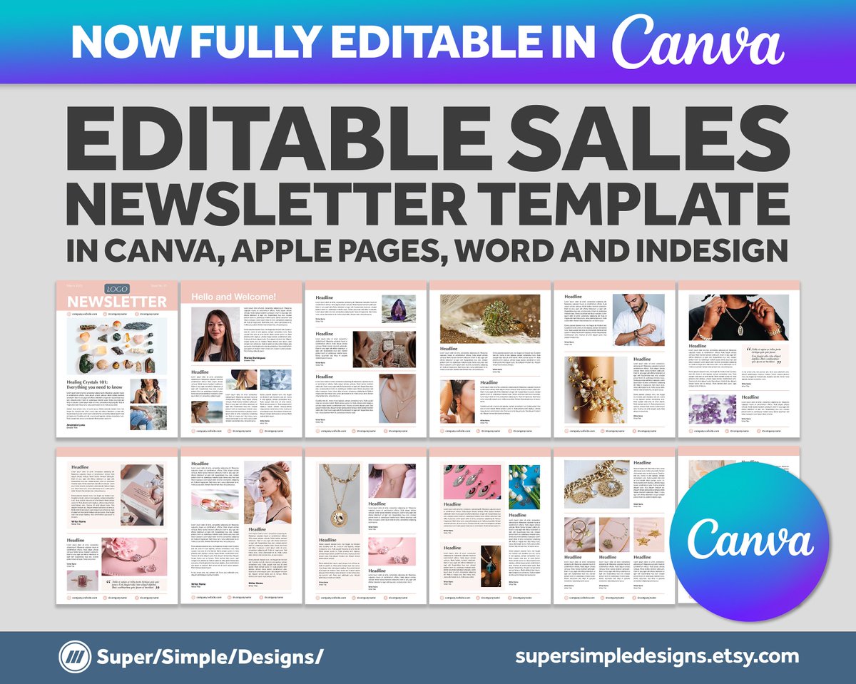 supsimdesign's tweet photo. Ready to 2023! Now Available in Canva #etsy shop: Sales Newsletter Mix and Match Template, Fully Editable in Canva, Pages, Word and InDesign | US Letter/A4 | Printable and Digital Download https://t.co/GqnpfRWHXa #beige #wedding #white #canvatemplate #instantdown https://t.co/AFboyUW7sA