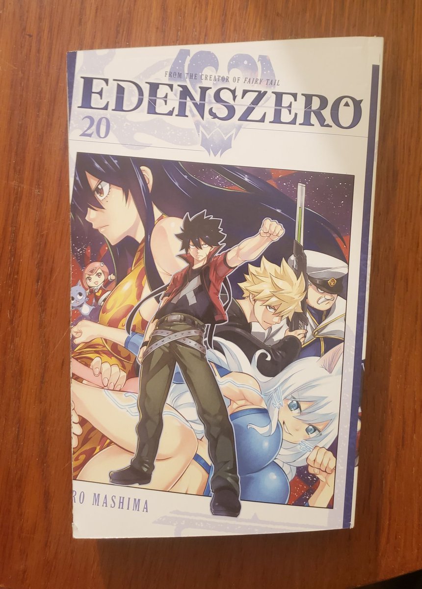 ChocoboIvory's tweet photo. #EdensZero
#HiroMashima
I am having a super geek moment!

Just got Hiro Mashima's Edens Zero volume 20 in today and thought it was weird looking then I realized...

The book is a misprint and bad cut!

This is hilarious so I am just going to order another one lol https://t.co/v4UOQc1Cff