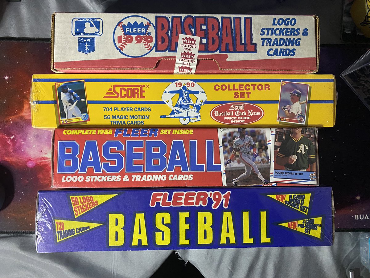 PapisSports's tweet photo. #PapisSubZeroStacker
Day 4: Misc
Sealed Wax
1990 Fleer - $6
1990 Score - $12
1988 Fleer - $10
1991 Fleer - $5
Richard Petty - $5
1991 Score - $5
1991 NHL Score - $8
*These items will make your Stack Calculated Shipping**
@HiveRetweets @GG_Hobby
@SleepyCards_RT https://t.co/IM76jaPYlF