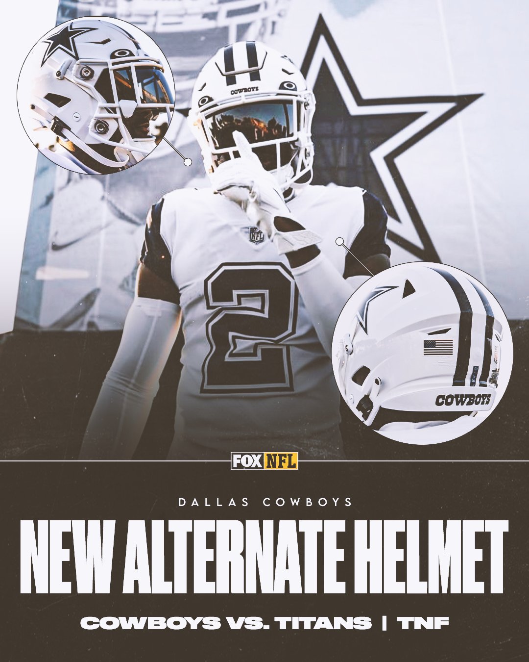 new nfl helmets cowboys
