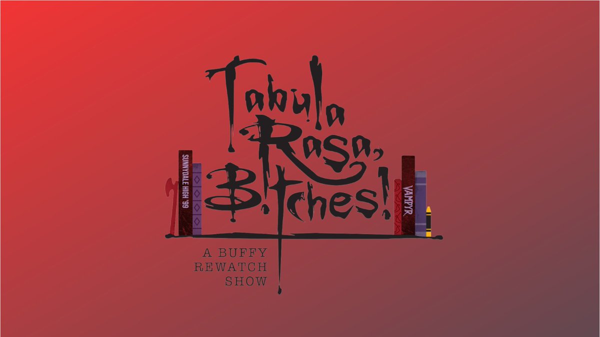 TabulaRasaBPod's tweet photo. Hey there, Sunnydale. 🥰

We've missed you tons and are thrilled to announce that SEASON 2 of Tabula Rasa, B!tches!: A Buffy Rewatch Show will premiere...NEXT TUESDAY, JANUARY 3, 2023!

Tune in wherever you listen to podcasts or at the link in our bio. Catch you next week. 😍 https://t.co/USLmk4X0c0