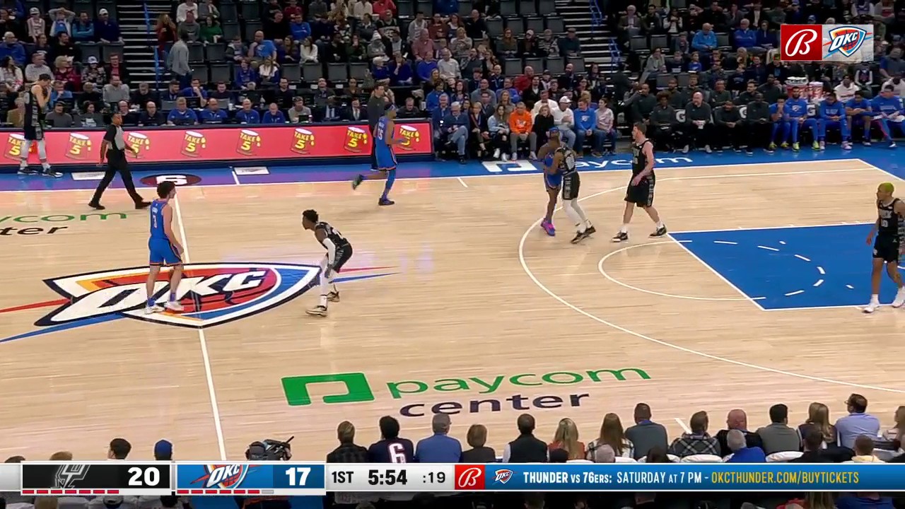 Bally Sports Oklahoma on Twitter "GIDDEY WITH THE SPIN, JDUB WITH THE