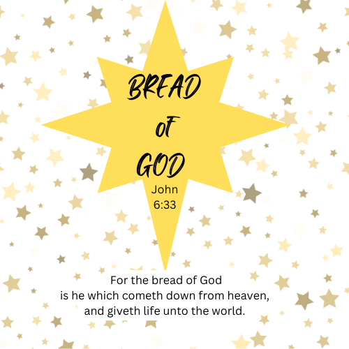 SGLYMinistry's tweet image. Dec.27: Names of Jesus–Bread of God smilegodlovesyou.org/DD/2022/12/27/… #NamesOfJesus #DailyDevotionals #BreadOfGod