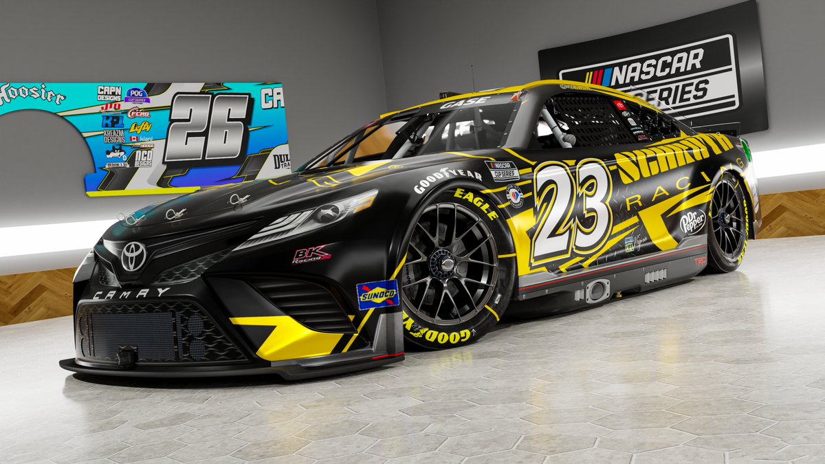 Capn_Designs's tweet photo. Next up in the team revival project is BK Racing! BK Racing had an interesting start with burger king across both cars, then they fell into financial troubles and ended up bankrupt. Had some good runs tho!
@JoeyGaseRacing
@TimmyHillRacer
#NASCAR | #BKRacing | #TeamRevival https://t.co/ooZMxajugP