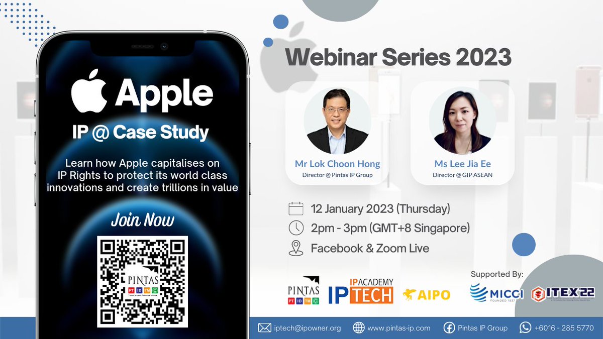 pintasip's tweet photo. How does Apple always stay above the rest?

Apple Inc. is one of the most innovative companies in the world and uses "patent it all" strategy to protect its game-changing innovations. If you want to learn the IP secret to Apple’s success, click https://t.co/rbiSTCjRkc https://t.co/9kTVPNB5eR