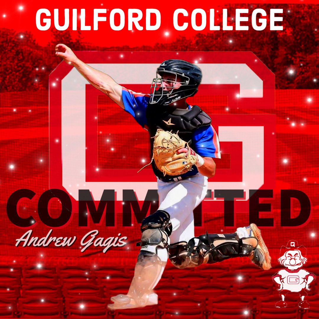 I am blessed to announce that I will be continuing my academic and athletic career to play baseball at Guilford College. I want to thank God, my family, friends, coaches, teammates, and anyone who has had an impact on my life. With that being said… Go Quakers!!