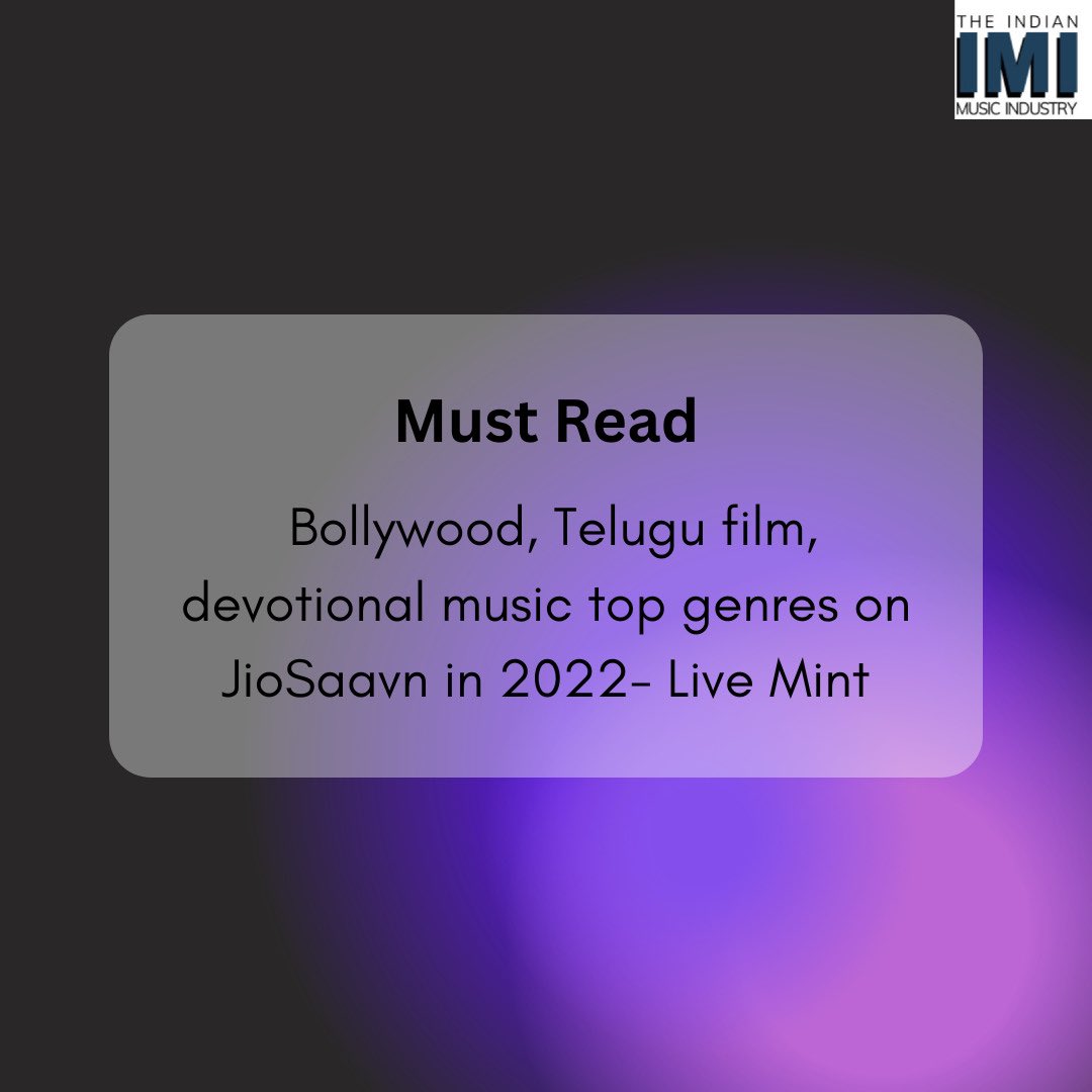 Source- Live Mint Written by- Lata Jha @Jiosaavn Follow for more updates #indianmusicindustry #indianmusic #businessofmusic #recordedmusic #musiclabels #musicbusinesstrends #Indianmusicindustry #2k22