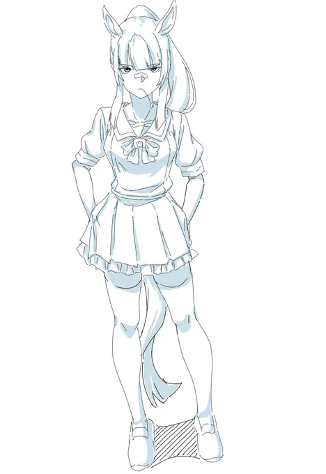 服の皺くんと少し仲良くなってきた 