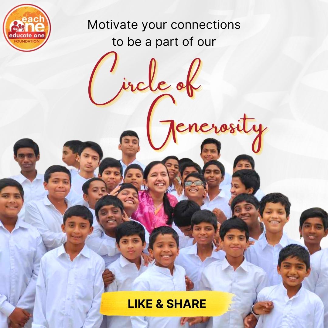 Each1EducateOne's tweet photo. Help us reach out to generous supporters like you. Like & Share our post. To know about our Edu-Care Programmes, visit: https://t.co/tNNJLA5i37
.
.
.
.
.
.
.
#E1E1 #E1E1Cares #EduCareProgramme #LikeUs #ShareNow #SpreadTheWord #Share #Like #Followus https://t.co/KpL9zeFKj3