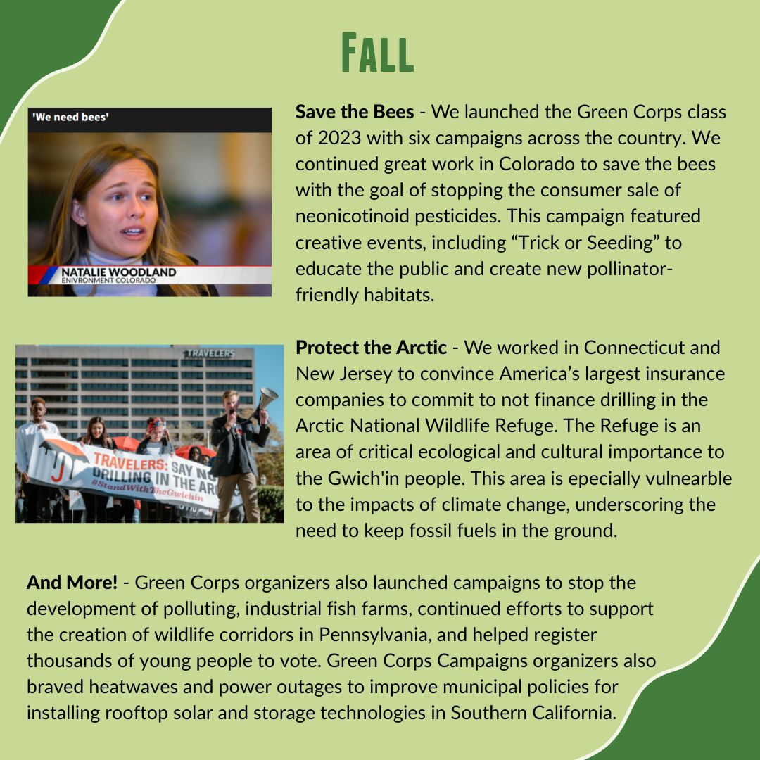 Check out Green Corps' 2022 Review! Happy New Year!