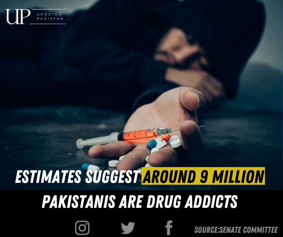 UpdatedPakistan's tweet photo. Senate Committee was told in 2021 that number of drug addicts in pakistan is estimated at 9M this number was 6.4M in 2013
#Gawadar #bilawalBhutto #drugaddiction #KSE100 #JammuKashmir #Canada #omar https://t.co/T6uW77OXp3
