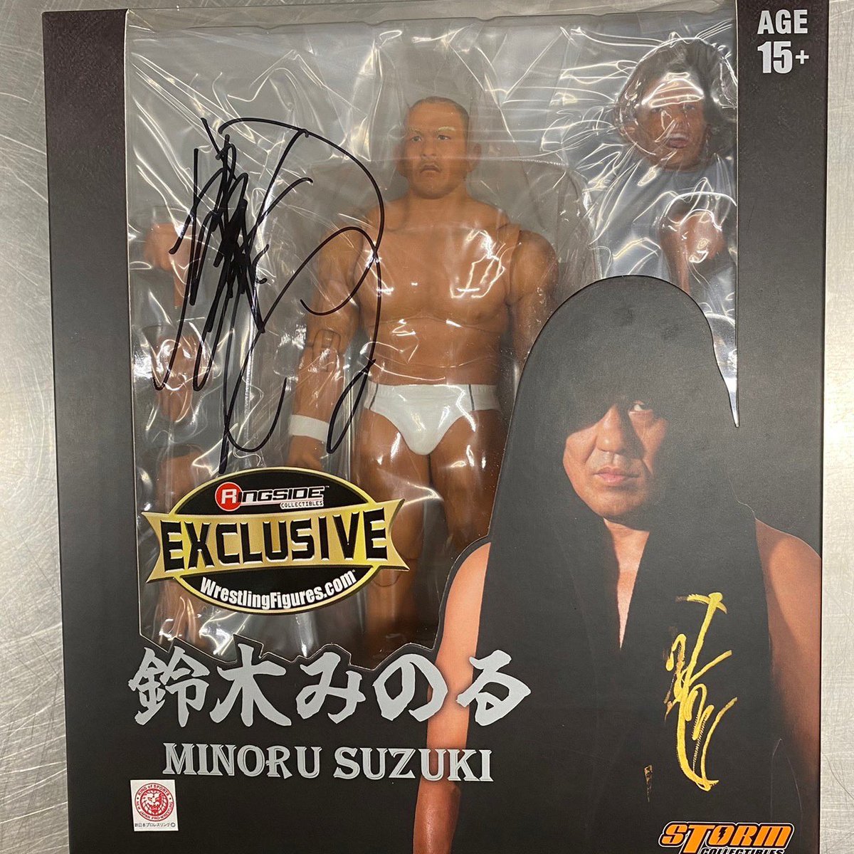 新発売】鈴木みのるアクションフィギュア。STORM社製。 全身稼働式