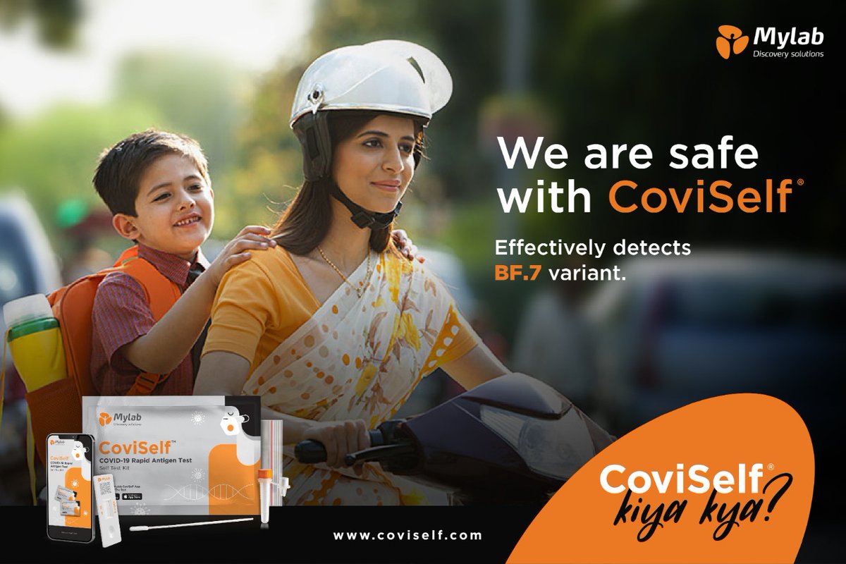 MylabSolutions's tweet photo. Don’t let Covid-19 slow you down.
Test with CoviSelf when in doubt.

To buy CoviSelf self-testing kit, Click Here: https://t.co/0YHH3uNh9Z

#corona #covid19 #covid #bf7 #omicron #newvariant #coviself #testyourselfbyyourself https://t.co/ohZooYW9f1