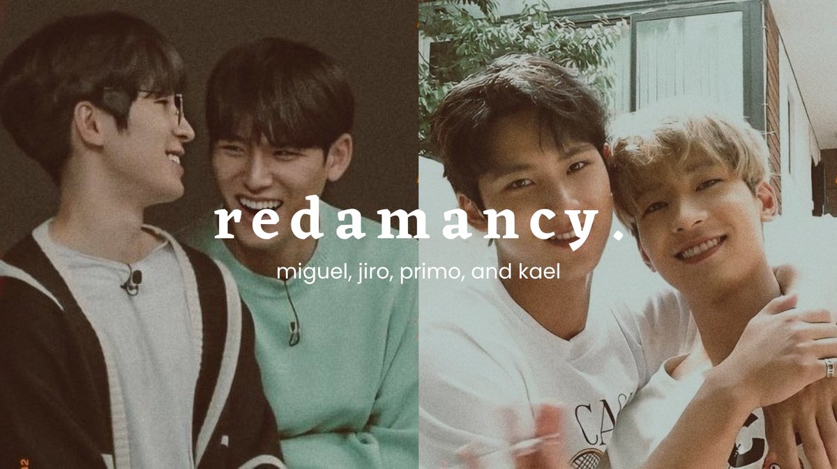 mahuiwagaverse's tweet photo. ☀️—  redamancy.

twins miguel and mikael admire the same person &amp; later found out that he also has a twin...

completion date: april 27, 2031 — june 13, 2022 https://t.co/F0QyipT9e6