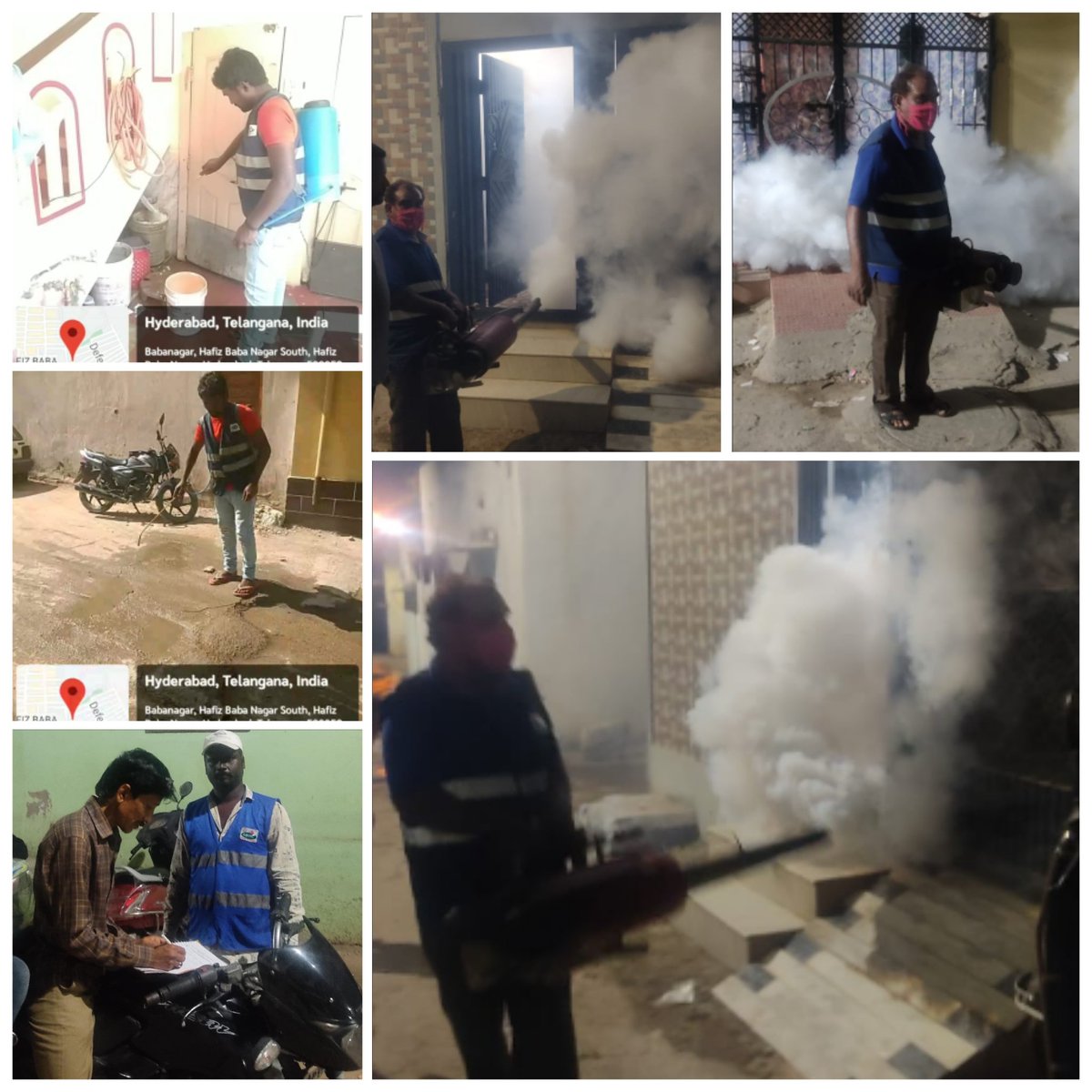 AssistantEnto13's tweet photo. @shaikaz59635272 @GHMCOnline @TelanganaCMO Sir, Attended the above complaint and done ALO &amp;Fogging operations. https://t.co/DU5sJDgpNZ