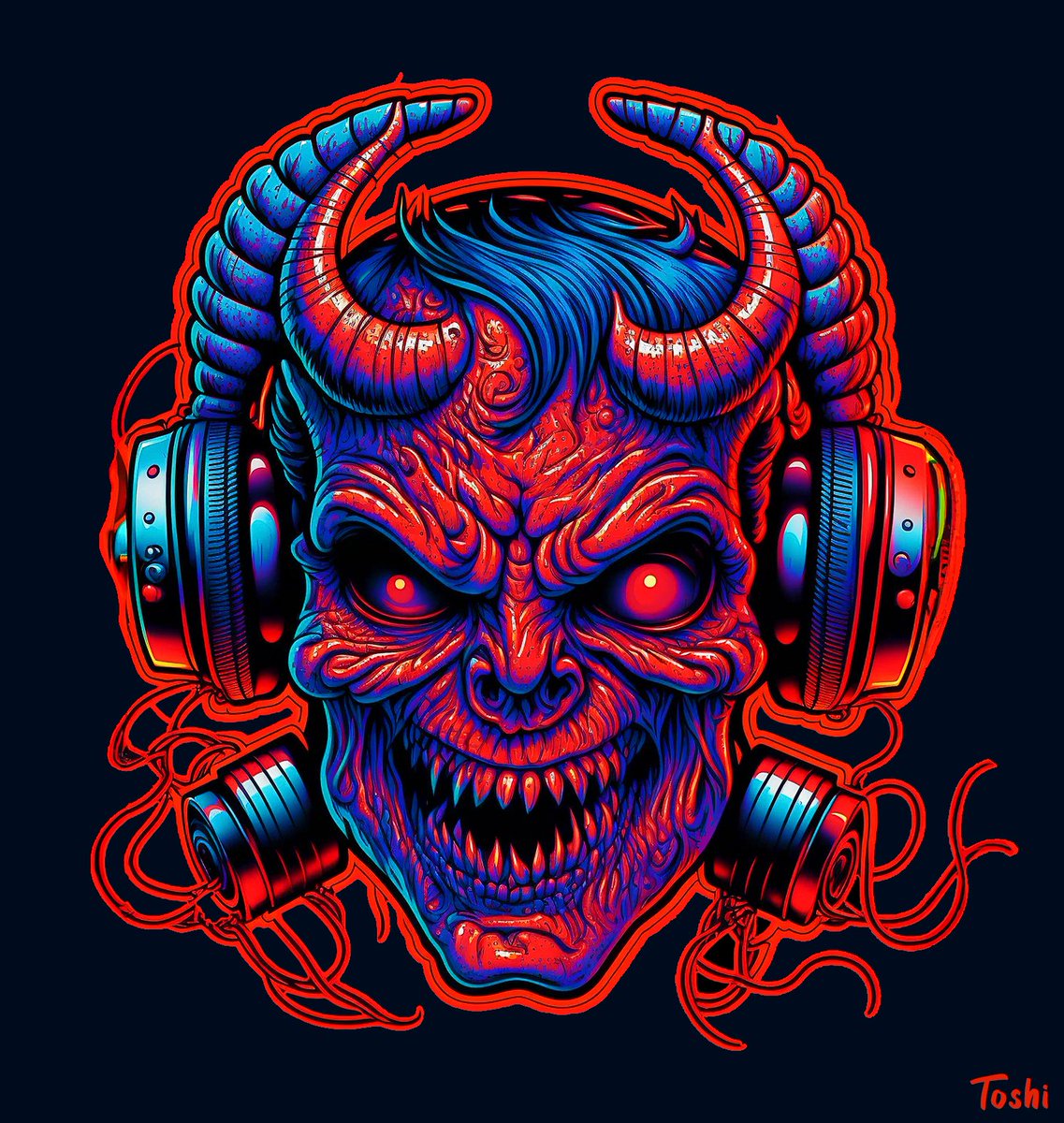 ToshiArte's tweet photo. Trabajo freelance para proyecto musical local. Diseño para impresión textil.
#cgart #skull #skullart #photoshop #wacom #painter #cgartist #design #Multimedios #Multimedia #thisrt #camiseta #Quito #DiseñoQuito https://t.co/rpeFdGAQOk
