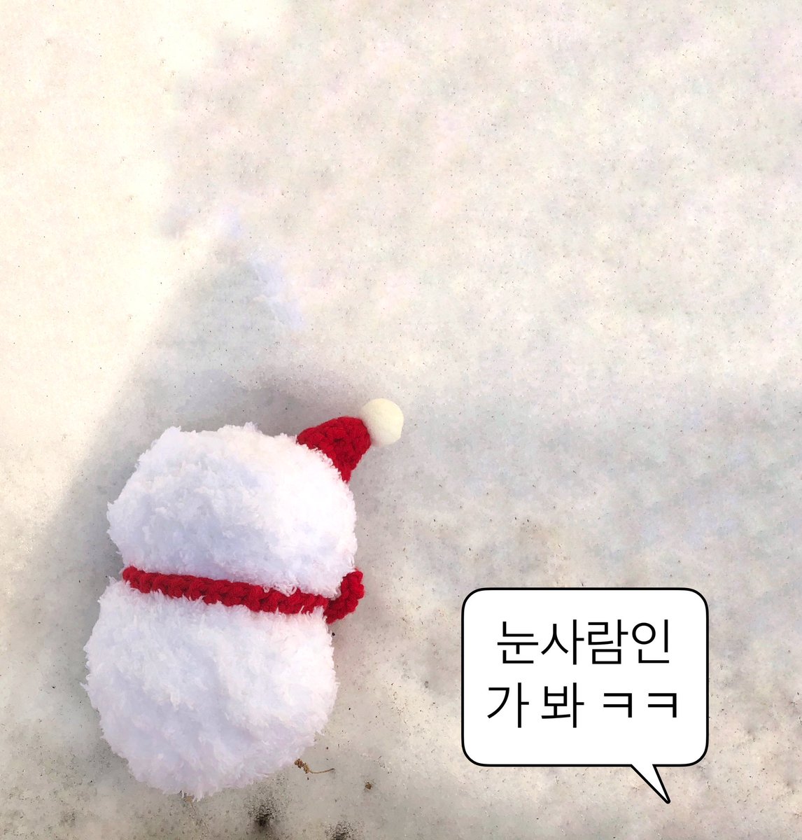 pol__xx's tweet photo. 길에서 눈사람을 마주치다 https://t.co/6AzD0DQQqo