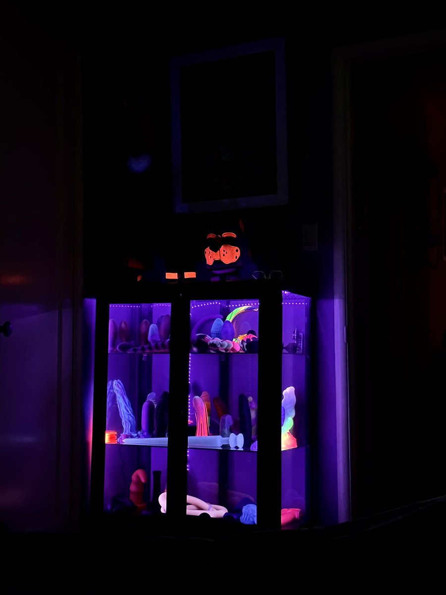 I love my little glowing corner #pup #pupplay #hood #toycollector #fantasytoys