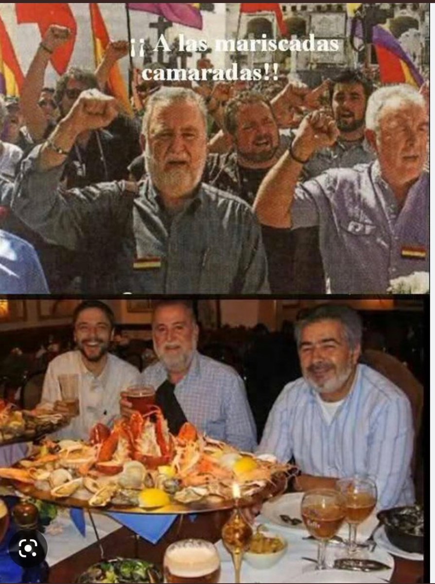 tunfancio's tweet photo. @Busin1969 @ivanedlm No sea vago y proteste en Tuiter. A las mariscadas, camarada..!!😂😂 https://t.co/55Hrr4wbqk