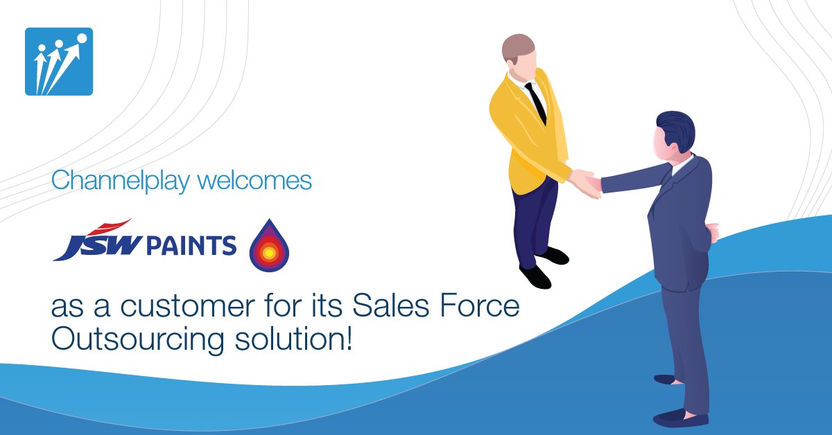 channelplay's tweet photo. Channelplay is privileged to welcome JSW Paints Private Limited as a customer for its best-in-class Sales Force Outsourcing solution.
#Channelplay #jswpaints #jsw #salesforceoutsourcing #salesstaffing #newclientalert https://t.co/R1jngOsjf1