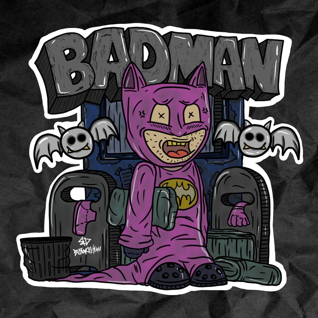 botakbotak26's tweet photo. NEW ART

' BADMAN '

Special design for DC COMICS
Power by Samsung tab s7fe @samsungmalaysia
Check it out art at https://t.co/hExg2iB0Gl
https://t.co/60OxJVOxZE

#bdart #botakdesign_bd #skullart #nft #nftart #nftartgallery #nftcollection #stfunft #stfu_nft #botakdesign_bd https://t.co/qlwfCb38tY