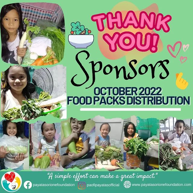 PAOFIPayatas's tweet photo. Thank you very much sponsors for the food packs donation for the month of October 2022!
Daza cousins - Marites, Cory, Dondi, Risa and niece Isabelle, Atty. Antonio V. Ocampo Family and Friends, and Mr. Carlos and Mrs. Ma. Belina Raymond! ❤️
#PAOFI
#Donations
#PAOFIFeeding https://t.co/ekdRRBAnZq