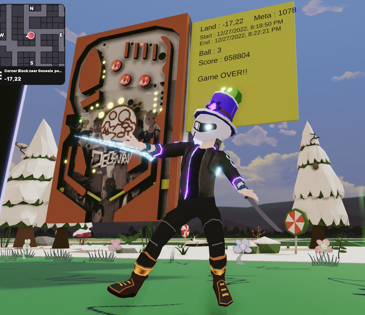New MZ Mini Game Challenge in bound! 🕹️ Get your Pinball META on <a href="/MetaZoneio/">MetaZone.io</a> and one click install on any <a href="/Decentraland/">Decentraland</a>
