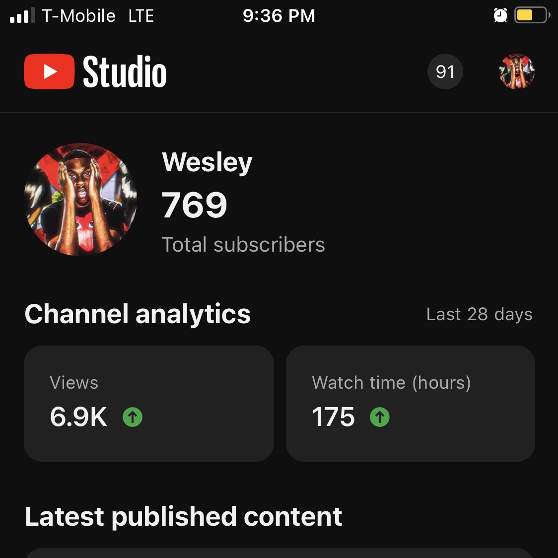 Wesley1Gardner's tweet photo. These past 2 months have been nothing short of amazing. I put my foot down and grew at a rate I never thought was possible for my channel but I did. With the help from my Friends, clan members in @DivineKingsClan and my closest family I’ve exceeded my own expectations this year😎 https://t.co/riW2HZtRIn