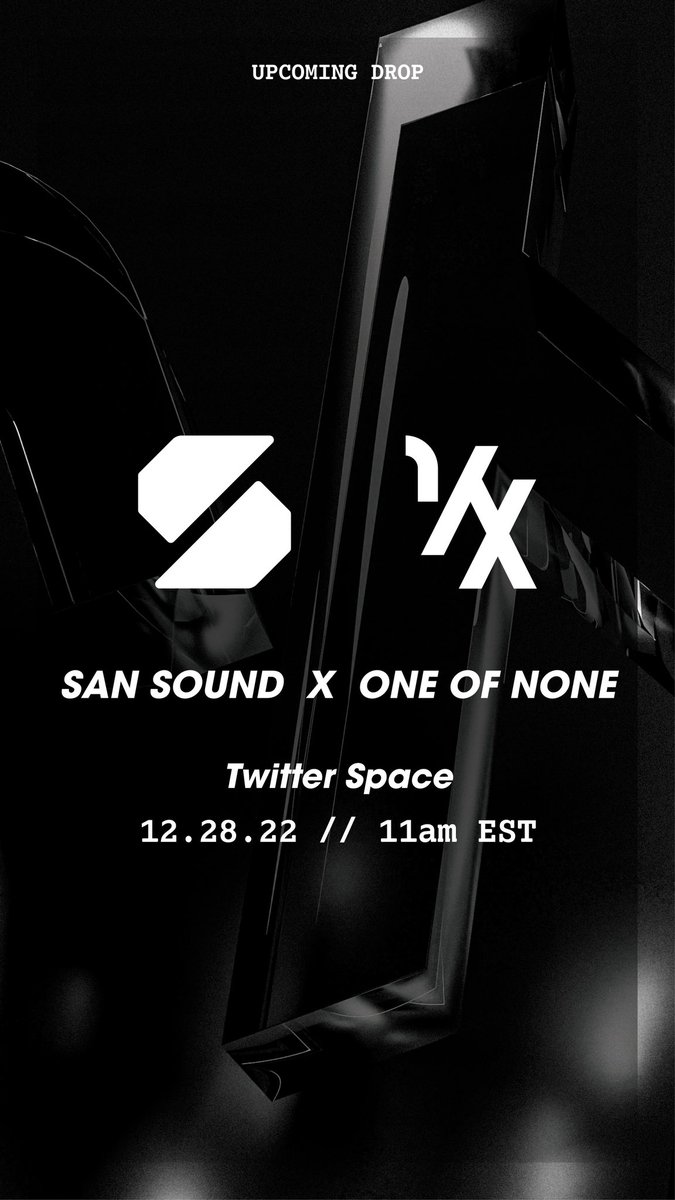 deshonekizer's tweet photo. Tomorrow at 11am EST, One of None is hosting the @SanSound3 team to discuss Thursday’s SAN W三AR Pre-Sale. Mark your calendars to learn more about @Kakuberry’s “Ear Art”! https://t.co/v0LpD1Zbpg