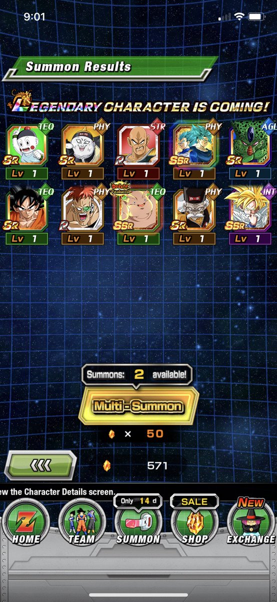 DBZWinner's tweet photo. My Shitty ass luck came back 
I PULLED THE GODS 3 TIMES ALREADY LIKE WHERE THE FUCK THEY COME FROM????!!!!! https://t.co/xxHOMxz5ei