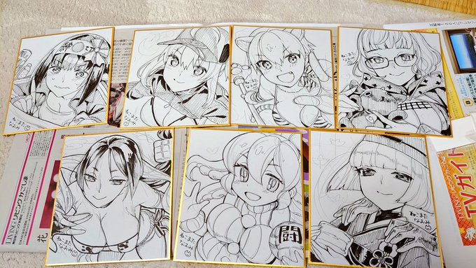 コミケに持っていく直筆ミニ色紙作成中…
リクエスト言ってくれれば描いたり描かなかったりします
FGO優先
描いたことないキャラはきびしい 