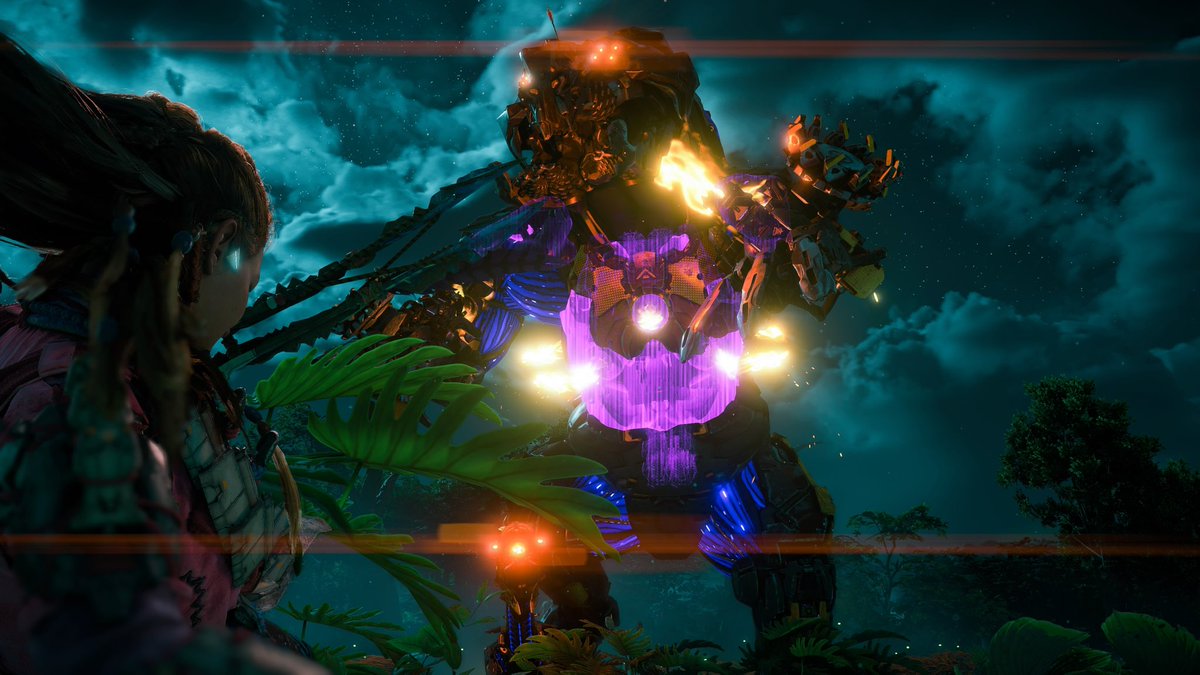 VengefulJester's tweet photo. Some nighttime Fireclaw #HorizonForbbidenWest #Aloy #Fireclaw #Watcher #BeyondTheHorizon #GOTY2022 https://t.co/OVExuHixsz