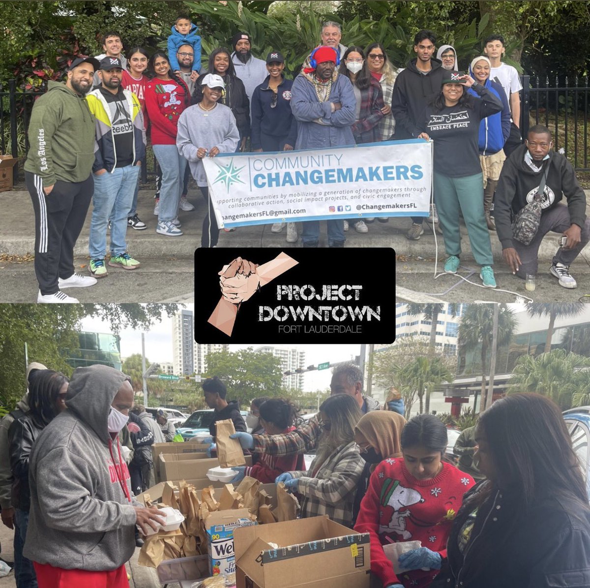 ChangemakersFL's tweet photo. π¨ 500 PEOPLE GIVEN BLANKETS and more π₯Ά Thank you South Florida for uniting together to support hundreds of locals facing homelessness as well as new refugee families across the tricounty region! βοΈ #socialimpact #volunteer #southflorida #collaboration #changemakersfl #pdftl π https://t.co/5uhUWqNXmR