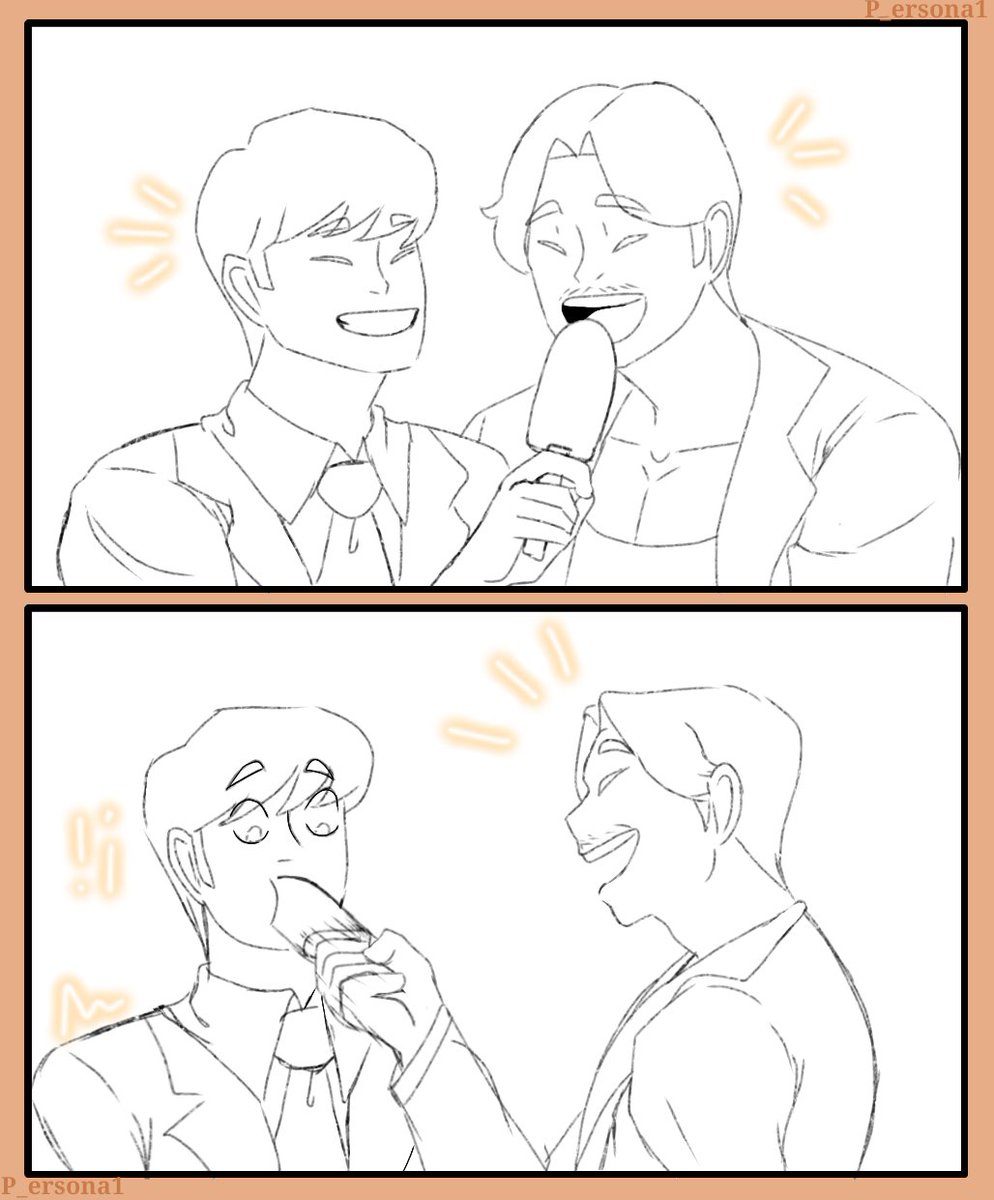 P_ersona1's tweet photo. Heladitos / ice cream  

Vasco: ¡Daniel, try mine too! (⁠≧⁠▽⁠≦⁠)

Daniel: ¡! 
.

#hyungseok #ซอกรึน #lookism 
#lookismfanart #외모지상주의 #Allhyungseok #AllDaniel #Danielpark  #Parkhyungseok #EuntaeLee #Vasco #이은태 #ลีอึนแท #วาสโก้ https://t.co/w5P8jX2B4C
