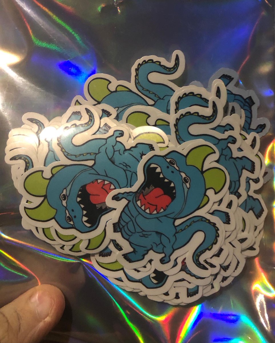 Perrys_Hotter's tweet photo. I finally colored than drawing I did emulating the chopper meme and got some stickers made by fellow comic book creator @troublesback01 #coldbloodedmanga #perryshotter #mangakainthemaking #stickers #choppercryingmeme #choppercrying #manga #mangaartist #mangacreator https://t.co/QET23HEB9i