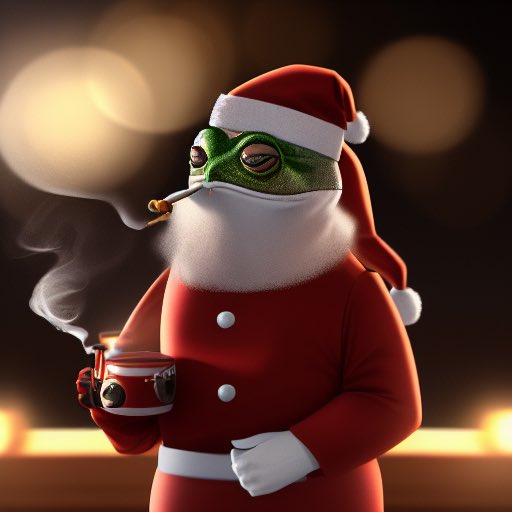 FNNBurner's tweet photo. Be on the lookout for this frog! There’s a reward of 10 fish scales to anyone who helps us catch Santa Frog and retrieve the 1,500 stolen fish scales! Hop into the @Frogland_io discord 🐸 https://t.co/ad0cXhiS2q