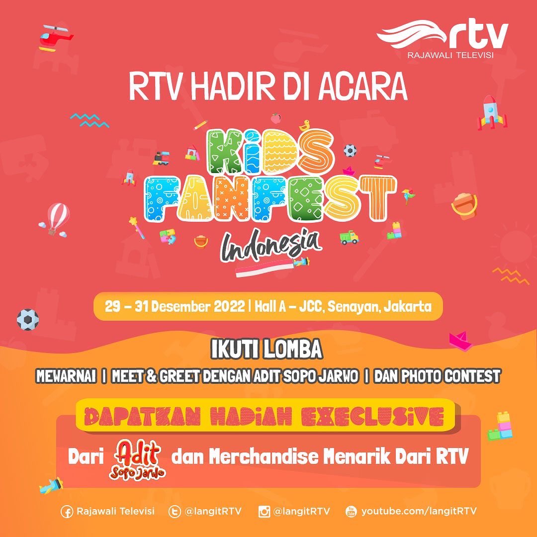 RTV on Twitter: "RTV Hadir di acara Kids Fanfest 2022, catat tanggalnya