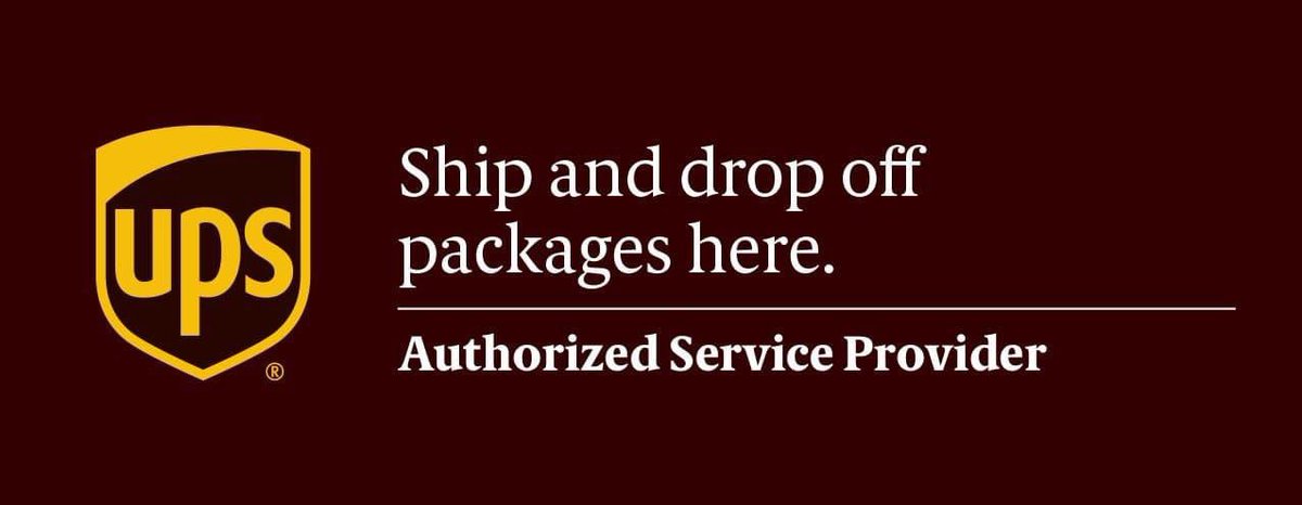 We are excited to announce that we are now a UPS Authorized Service Provider.

We can now SHIP and RECEIVE packages for UPS.