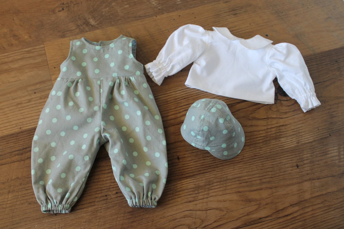 Excited to share the latest addition to my #etsy shop: Gray & Mint Green Baby Doll Romper, 3 Piece Gift Set with Blouse, Romper, and Hat, Fits 12 to 13 inch Baby Doll etsy.me/3C2sRNa #gray #green #dollclothing #dollpajamas #freeshippingetsy #TMTinsta #shopsmall