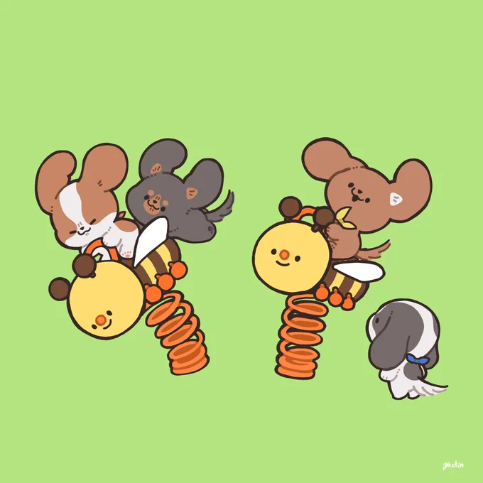 ビヨンビヨン#たれみみよんひき 