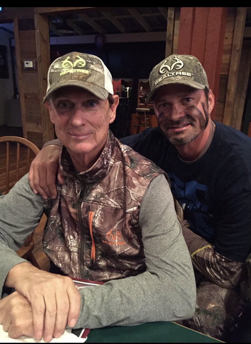 realbenmcdonald's tweet photo. Happy Birthday to my good buddy… the man that made #camo cool… creator of @Realtree and @OleMiss own #BillJordan https://t.co/kshxjQKS8x