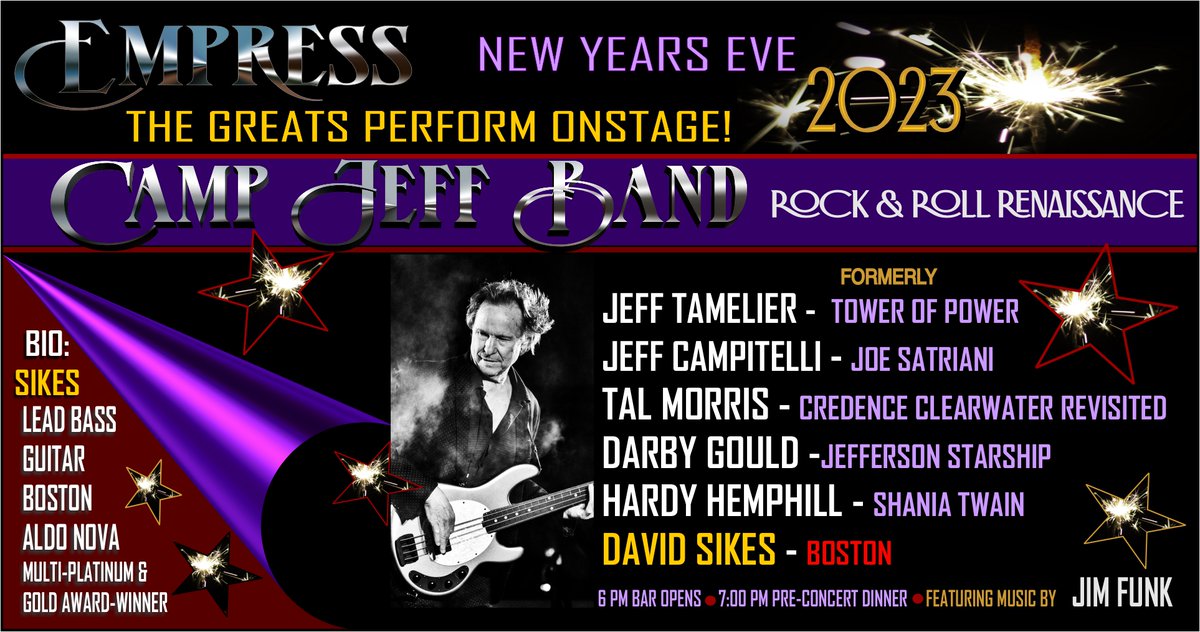 empress_vallejo's tweet photo. Here are the Bios for more of our New Year's Eve Artists! Come and join us for this unforgettable night at the Empress Theatre! https://t.co/DcMsSXb1mP