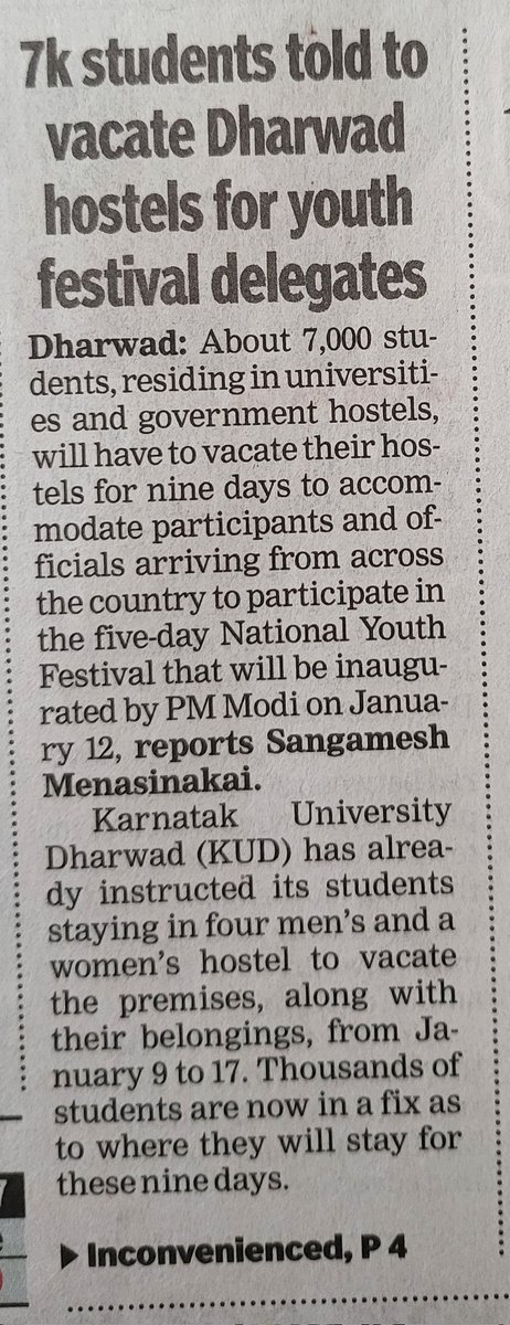 arushnagpal's tweet photo. @PMOIndia @narendramodi 

This is not fair to the students, getting displaced in such numbers is brutal. https://t.co/O1u2tBVuoM