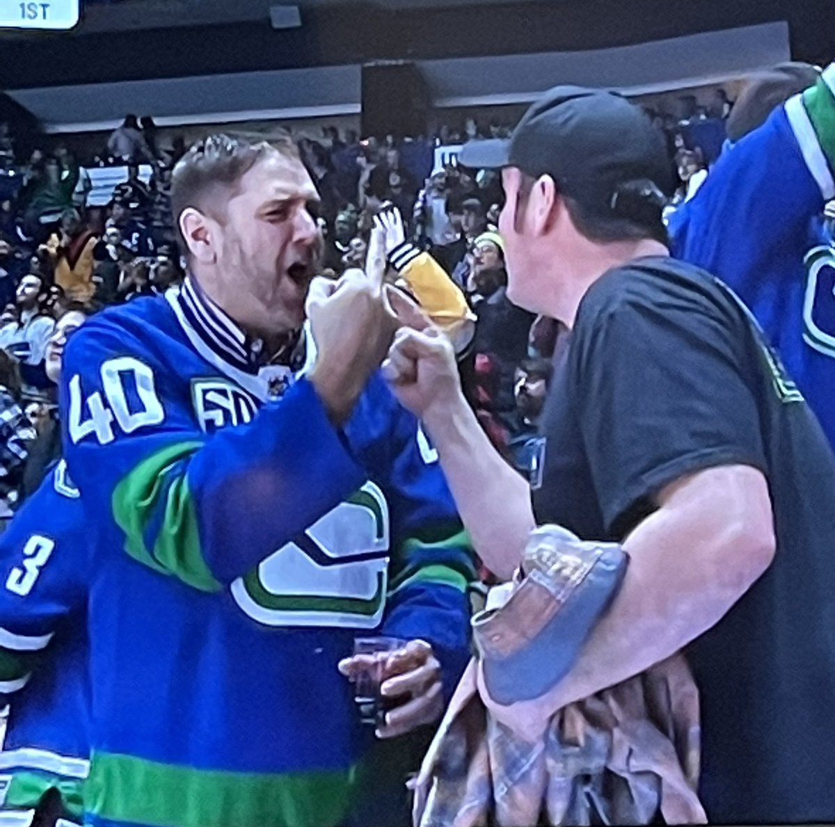 IanTHBrown's tweet photo. Sportsnet cut away from this pretty quickly… https://t.co/lBwppLdO2g